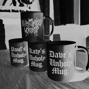 The Black "Your Name Here" Printed UNHOLY Mug