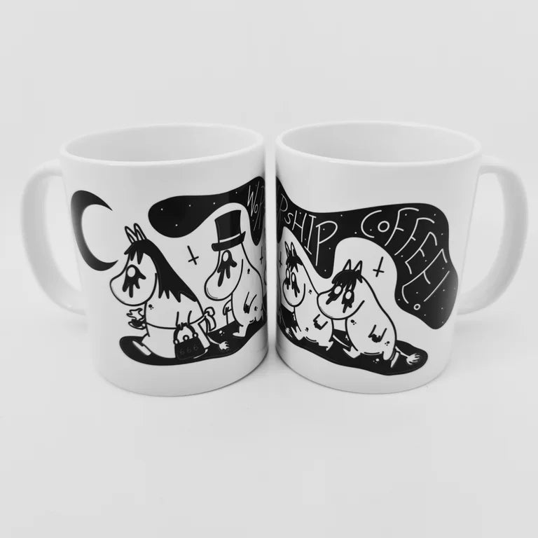 The black metal moomins Fika Coffee Mug! – Black Coffee Worship